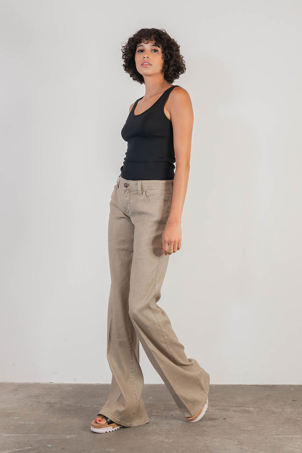Light Gray Newport Wide Leg Pant Pants