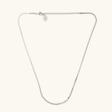 Lavender Blush Micro Herringbone Necklace Necklace
