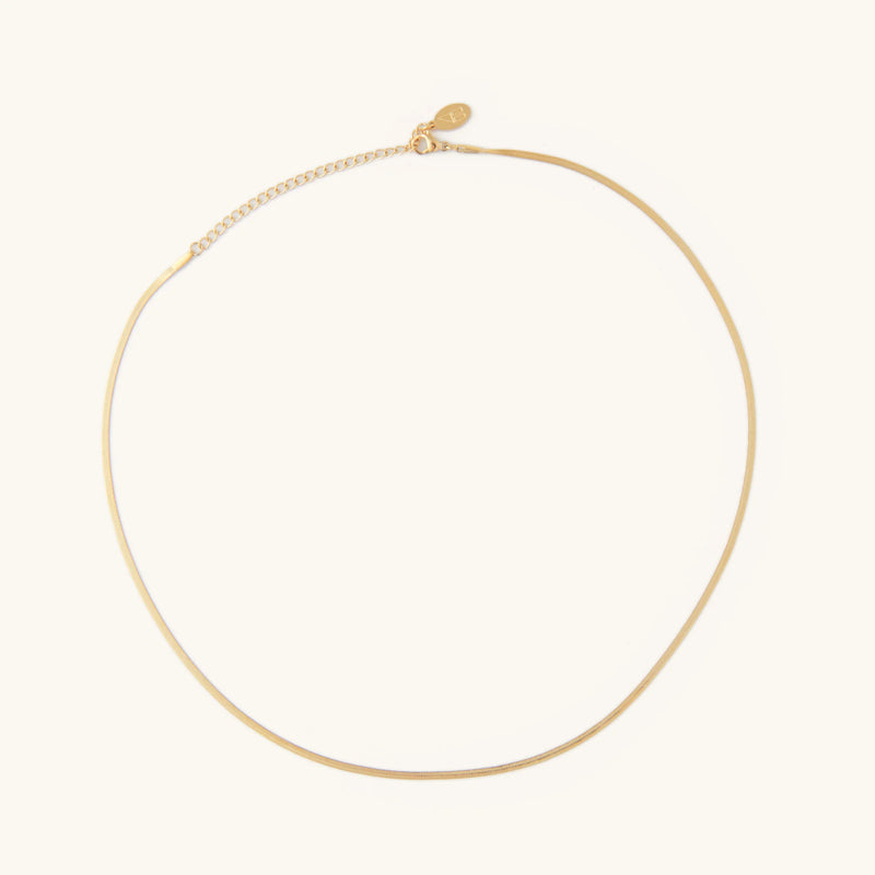 Lavender Blush Micro Herringbone Necklace Necklace