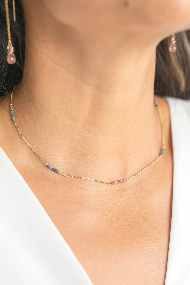 Tan Nova Circlet Necklace Necklace