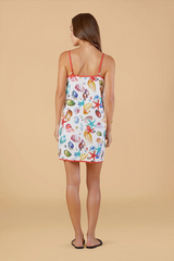 Tan Carter Dress in La Concha Mini Dress