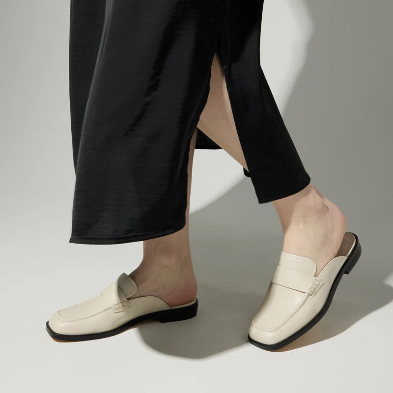 Dark Gray Odessa Loafer Mule Loafer