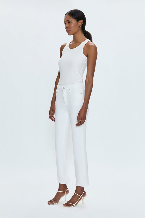 Lennon High Rise Boot | Vivid White