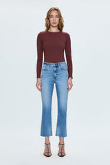 Lavender Lennon High Rise Crop Boot Jean | Rhythm Vintage Jeans