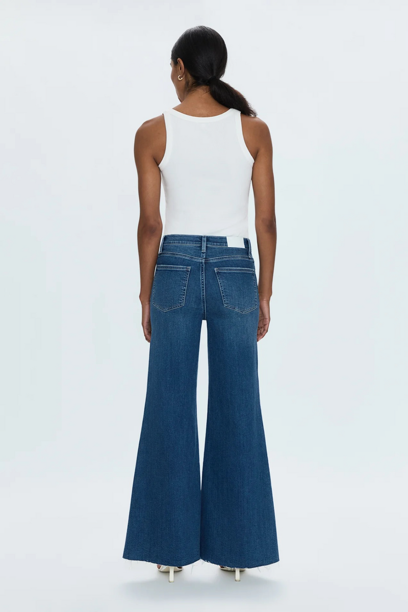 Lavender Izzy Mid Rise Wide Jean | Study Jeans