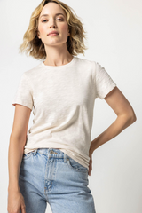 Light Gray Short Sleeve Crewneck Shirt