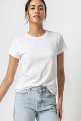 Light Gray Short Sleeve Crewneck Shirt