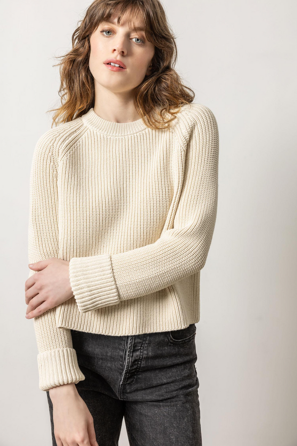 Light Gray Zip Back Raglan Sweater Sweater