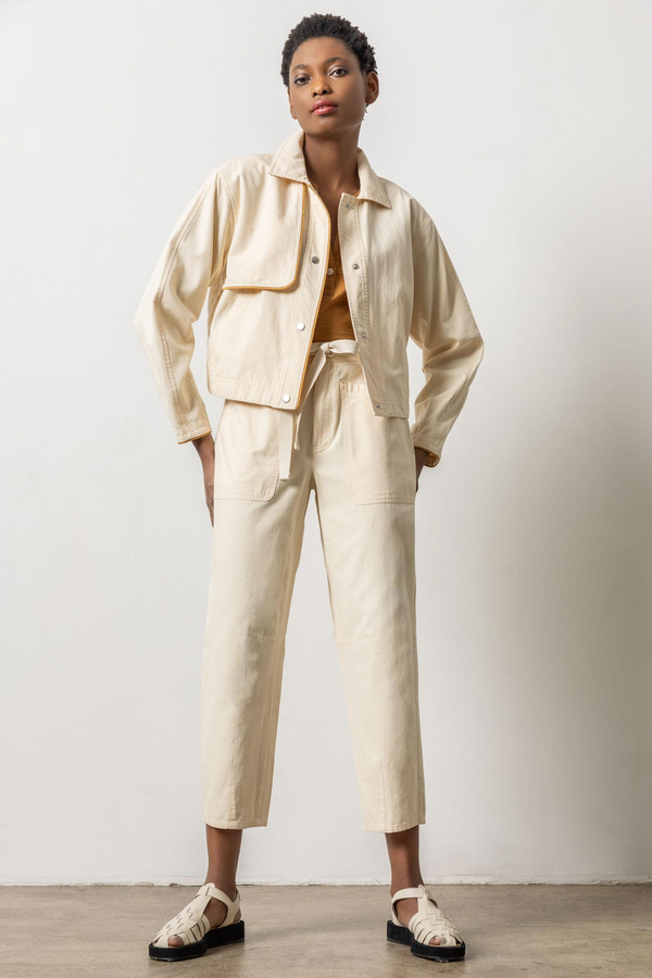 Light Gray Tapered Pant Pant