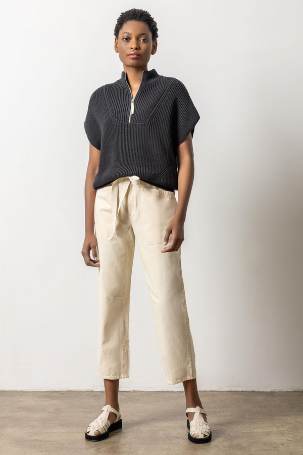 Light Gray Tapered Pant Pant
