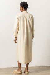 Light Gray Maxi Shirt Dress Maxi Dress