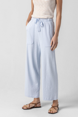 Light Gray Knit Drawstring Pant Pant