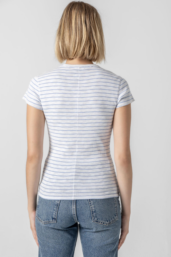 Striped Crewneck in Surf Stripe