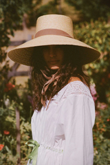 Light Gray Paloma Hat Sun Hat