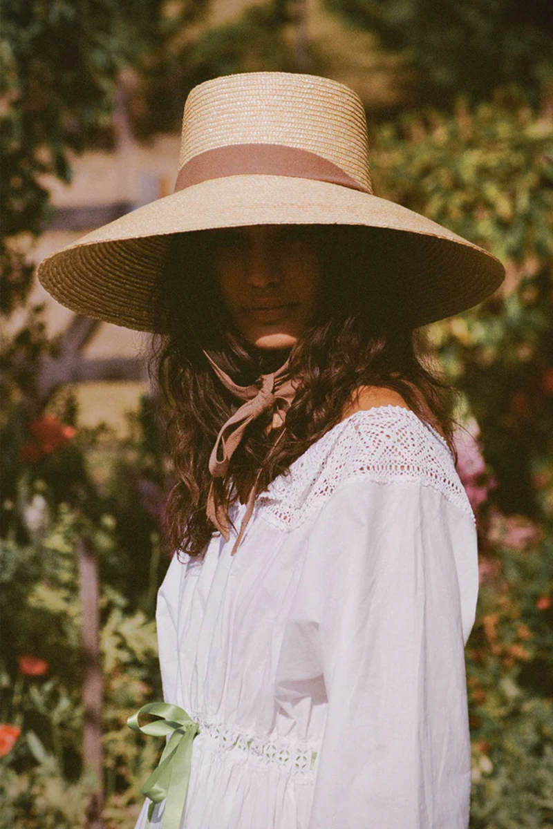Light Gray Paloma Hat Sun Hat