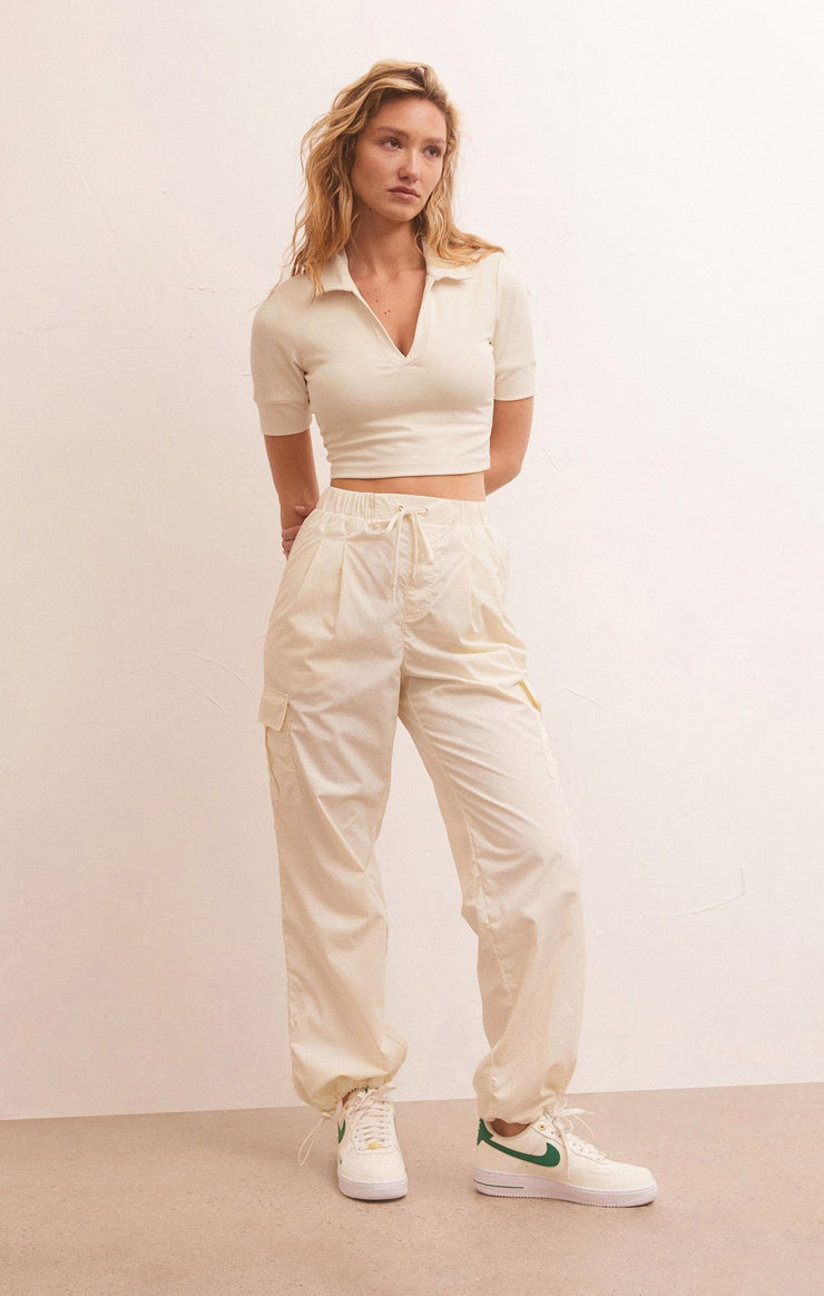 Light Gray Out & About Nylon Cargo Pant Pant