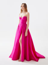 Lavender Jolie | Bustier Taffeta Dress Formal Dress