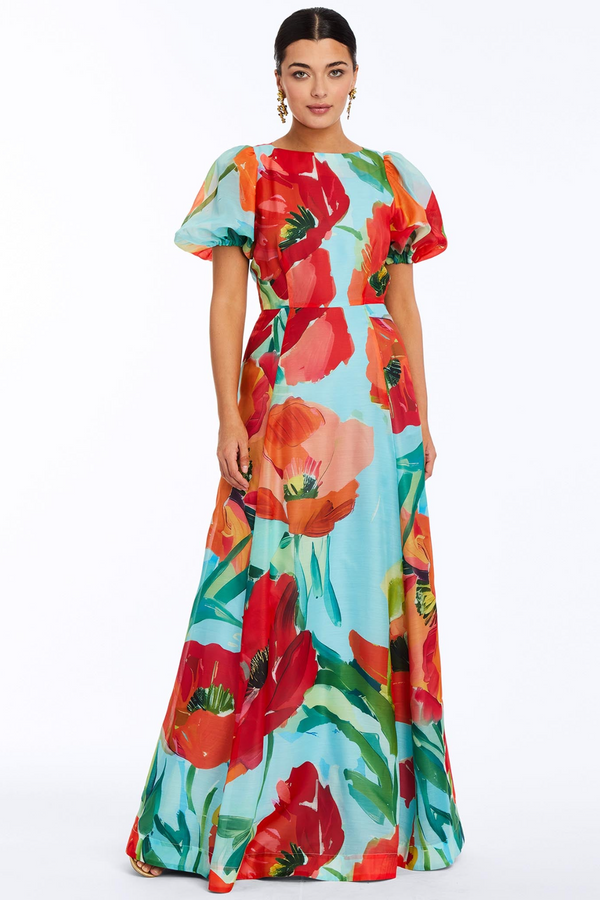 Pippa Gown in Poppy Red