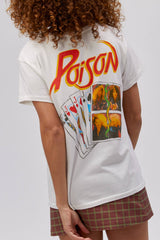 Light Gray Poison Joker Flush Tour Tee Graphic Tee
