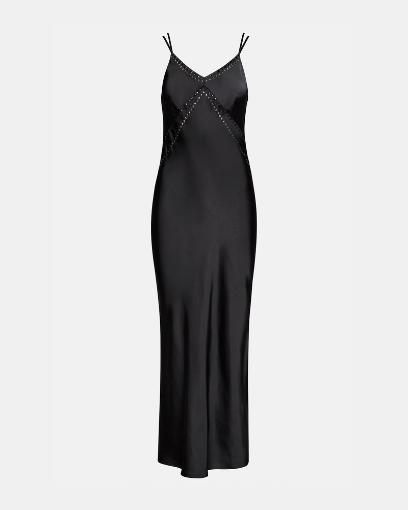 Black Reese Slip Dress Maxi Dress