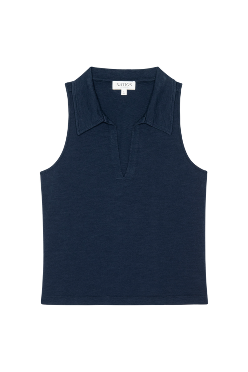 Roberta Collared Tank
