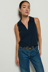 Roberta Collared Tank