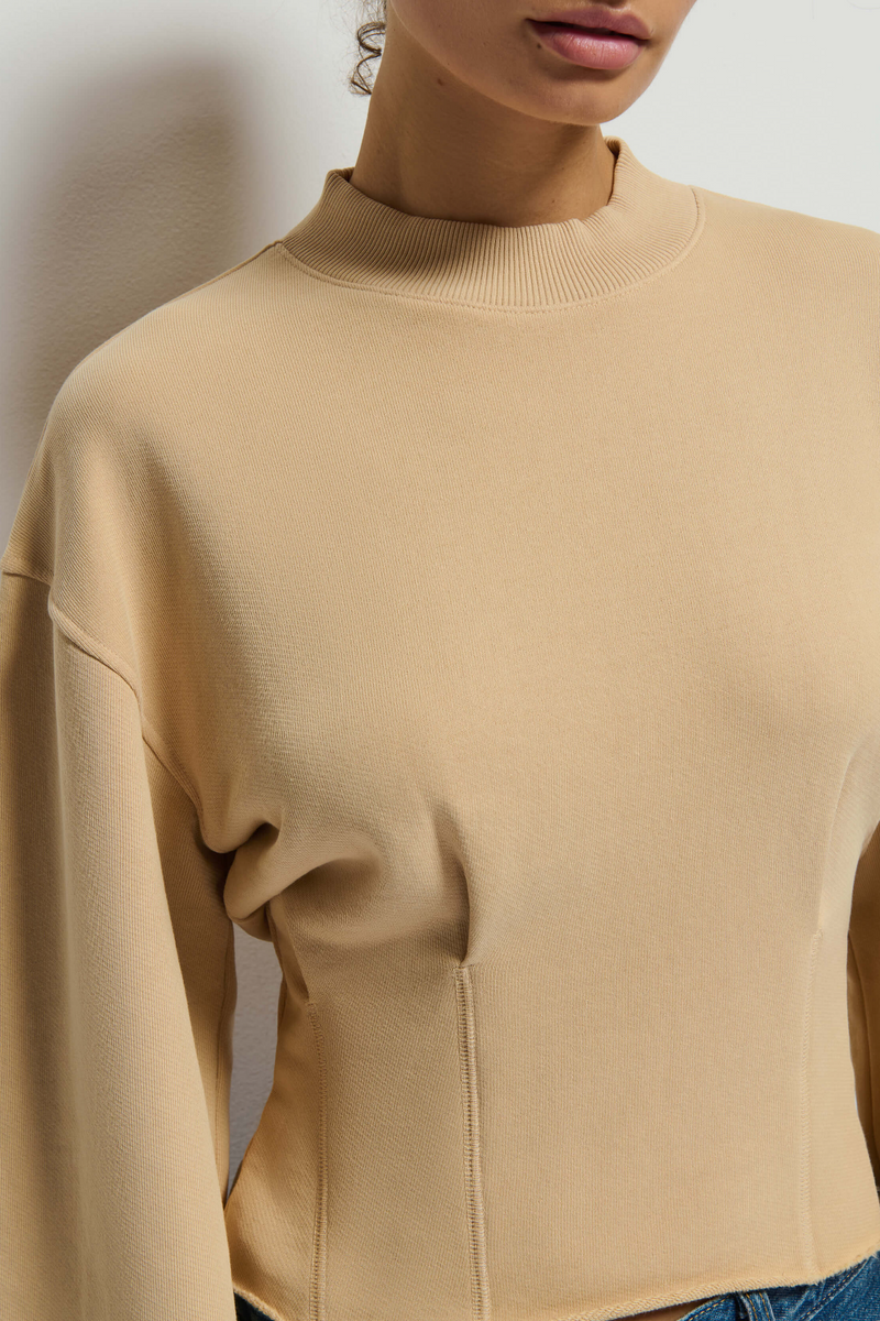 Rosy Brown Rocky Sweatshirt Top