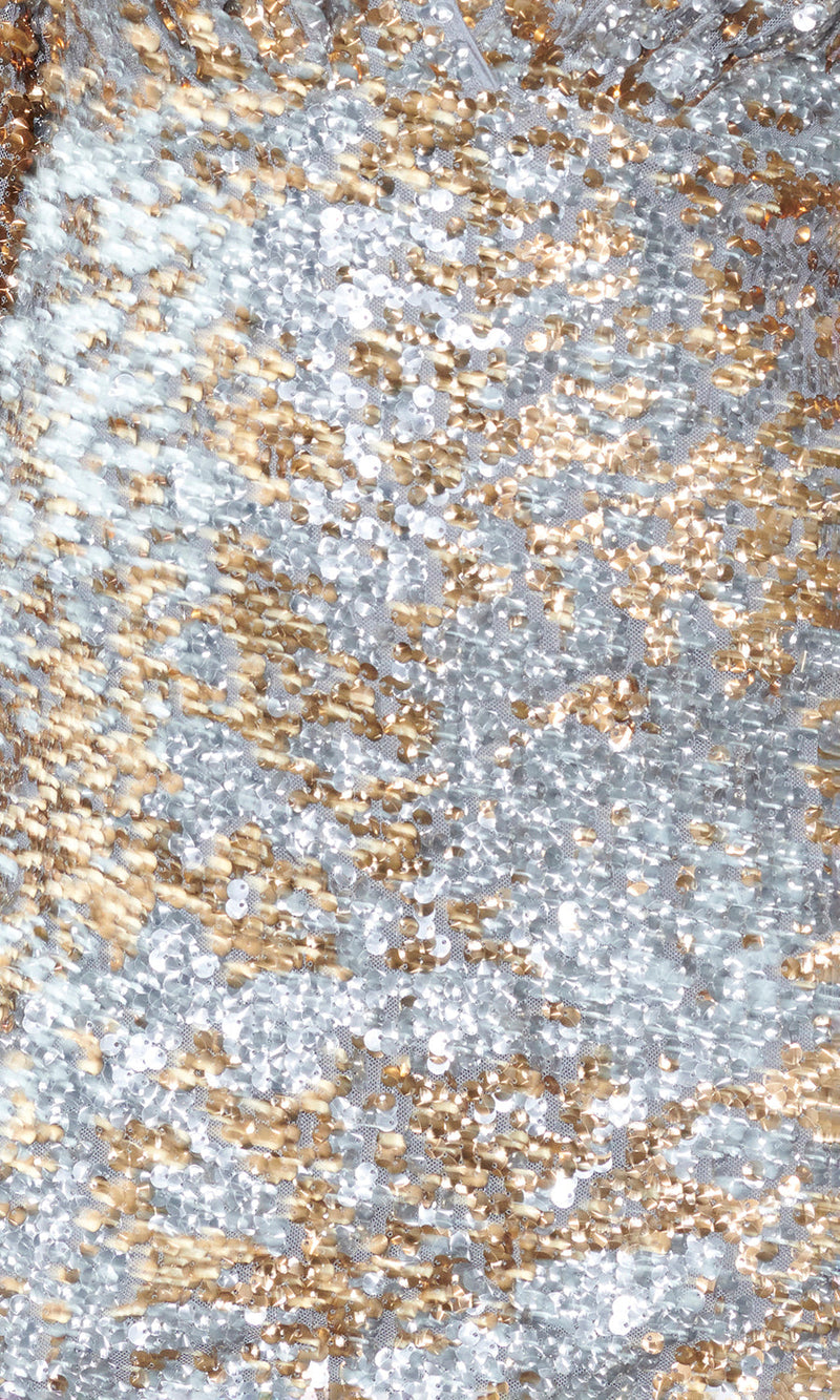 Gray Rina Confetti Sequin Mini Dress Mini Dress