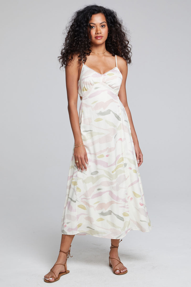 Light Gray Deniz Midi Dress Midi Dress