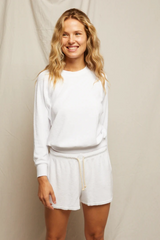 Light Gray Saylor Loop Terry Sweatshirt Sweater