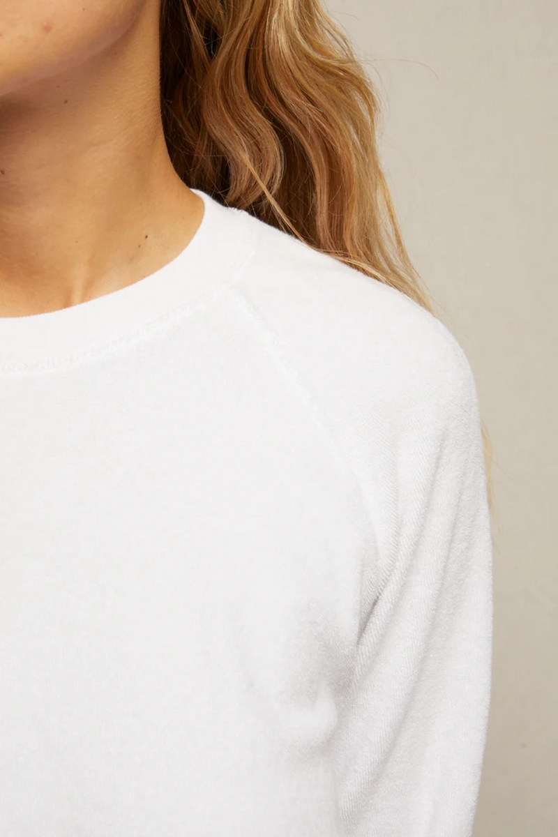 Light Gray Saylor Loop Terry Sweatshirt Sweater