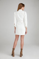 Gray Sante Fe Denim Dress Mini Dress