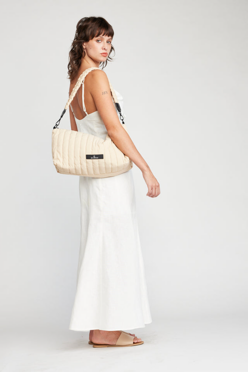 Antique White Nila Adjustable Straps Maxi Dress Maxi Dress