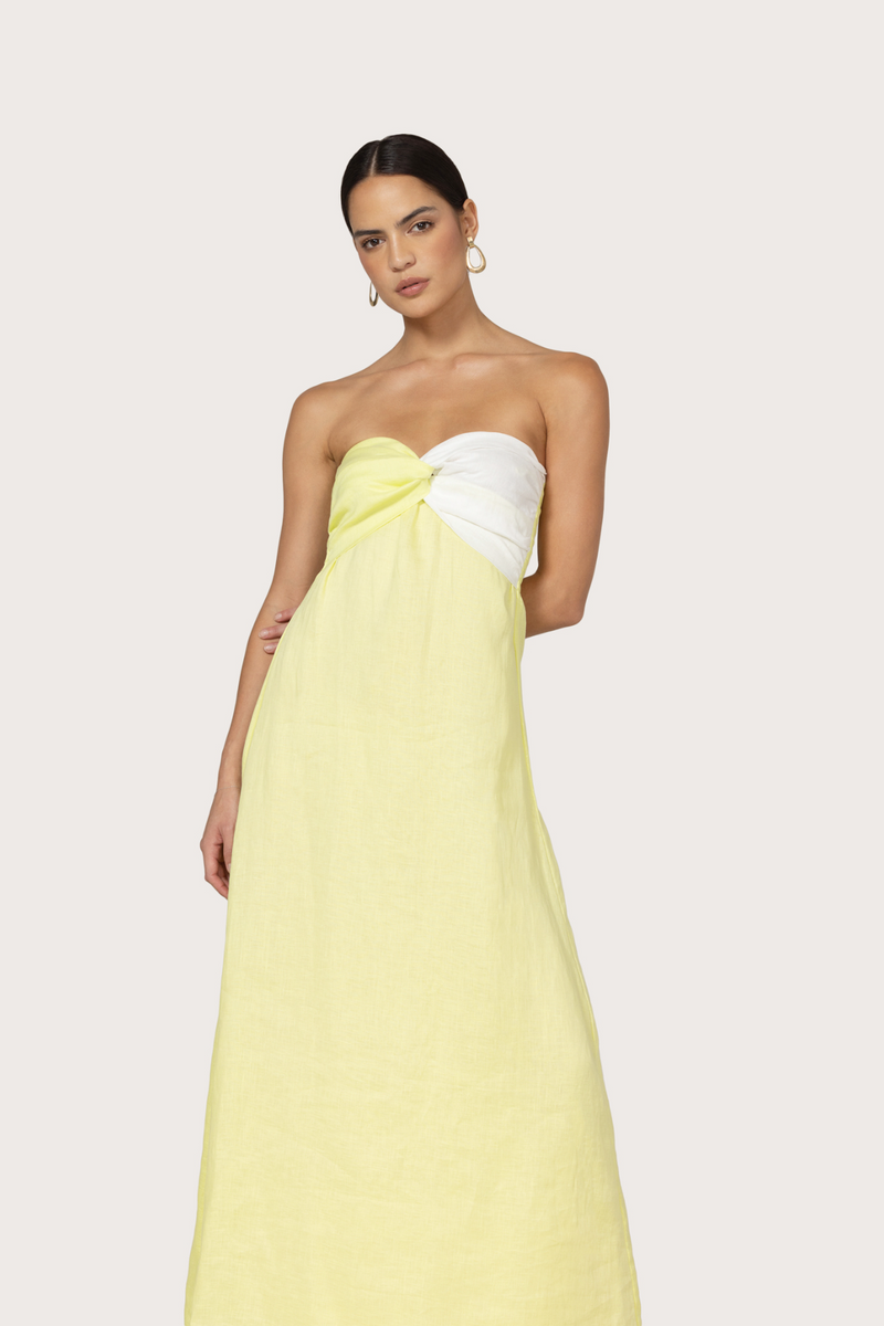 Melody Linen Maxi Dress