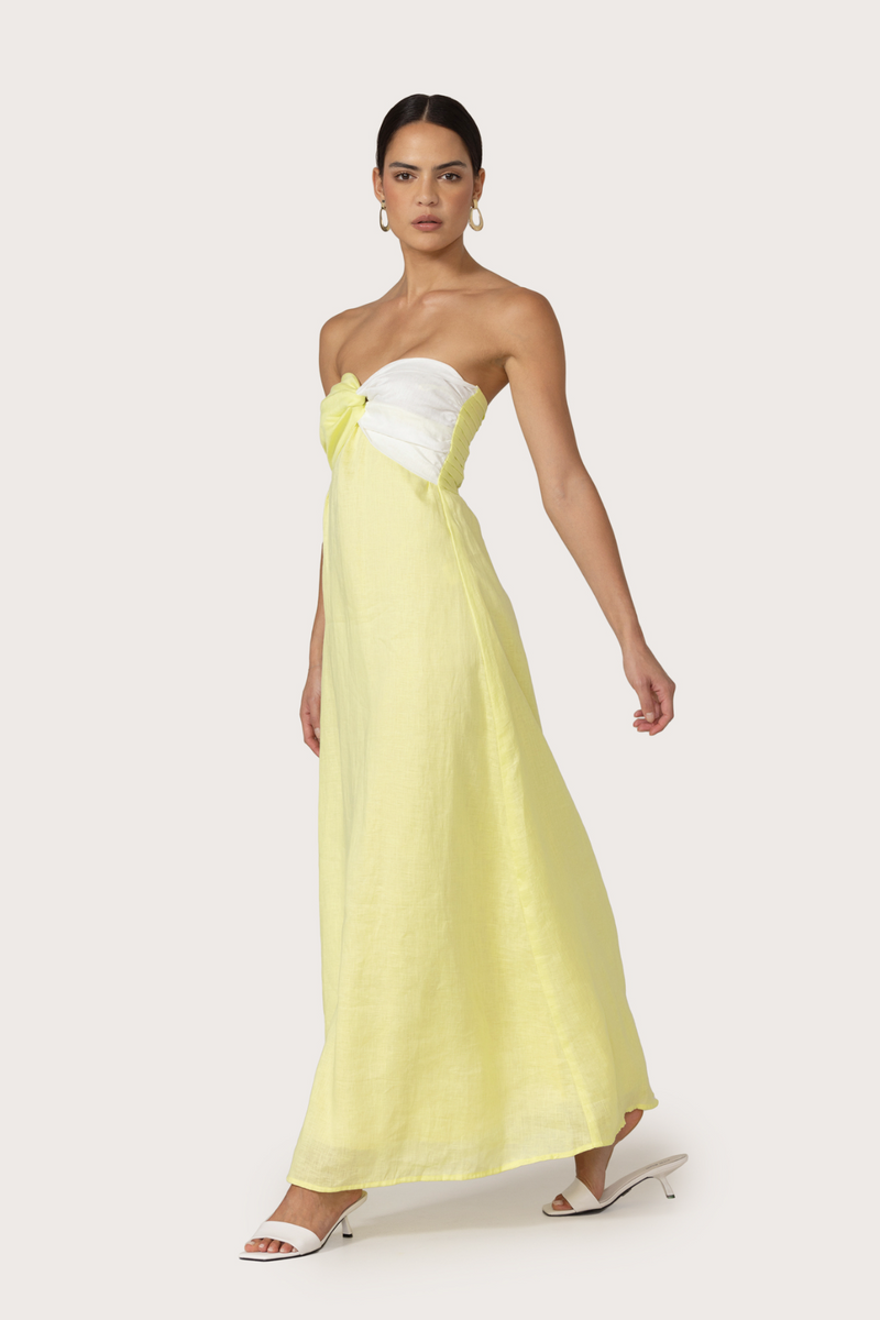 Melody Linen Maxi Dress