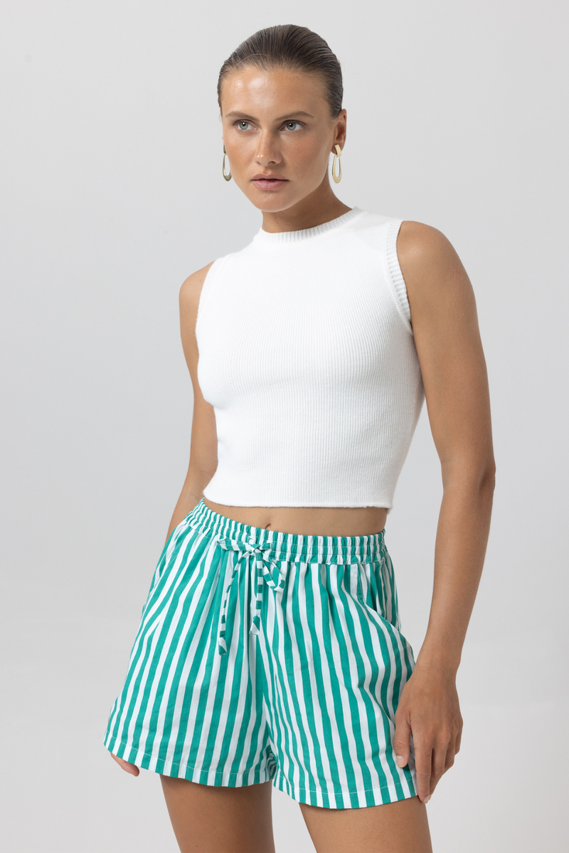 Light Gray Kit Knitted Top Top