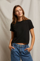 Gray Springsteen Cotton Baby Tee Tee