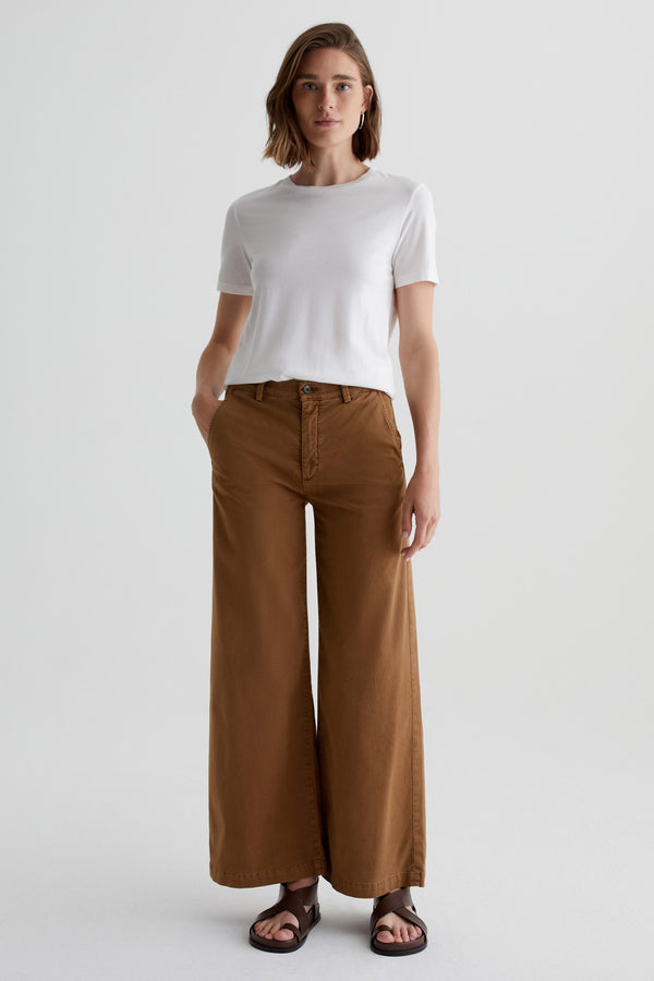 Light Gray Caden Wide Leg | Sulfur Camelwood Pants