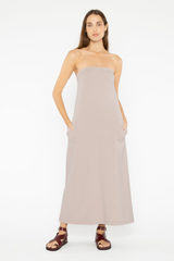 Beige The Perfect Dress Midi Dress