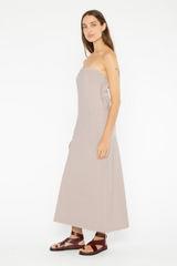 Beige The Perfect Dress Midi Dress