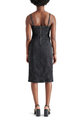 Dark Slate Gray Giselle Dress Midi Dress