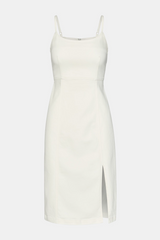 White Smoke Giselle Dress Midi Dress
