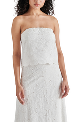 Light Gray Amalia Top Tube Top