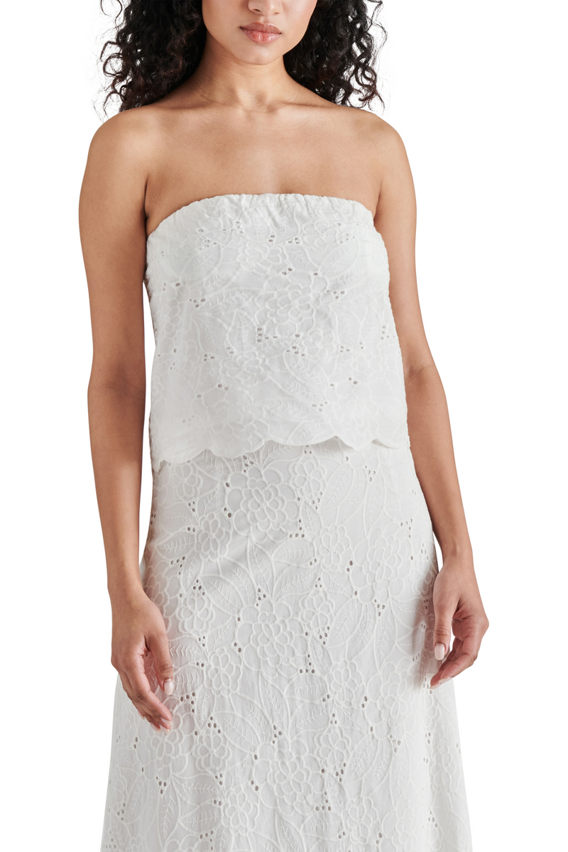 Light Gray Amalia Top Tube Top