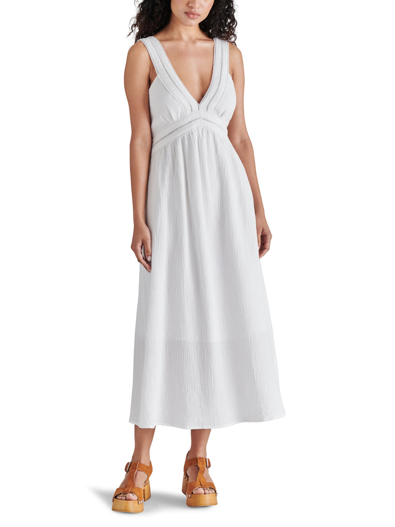 Light Gray Taryn Dress Midi Dress