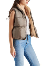 Dark Gray Brady Vest Puffer Vest