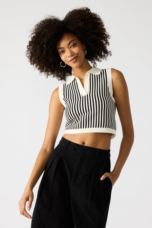 Amery Sweater in Black & White