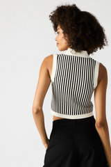 Amery Sweater in Black & White