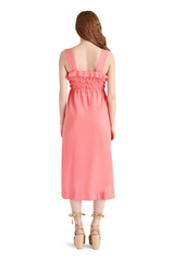 Dark Salmon Daria Dress Midi Dress