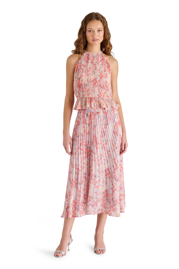Tan Raina Skirt Midi Skirt
